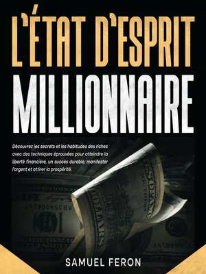 cover image of L'état d'esprit millionnaire